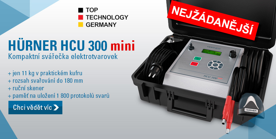 Hurner zváračka elektrotvaroviek HCU mini300